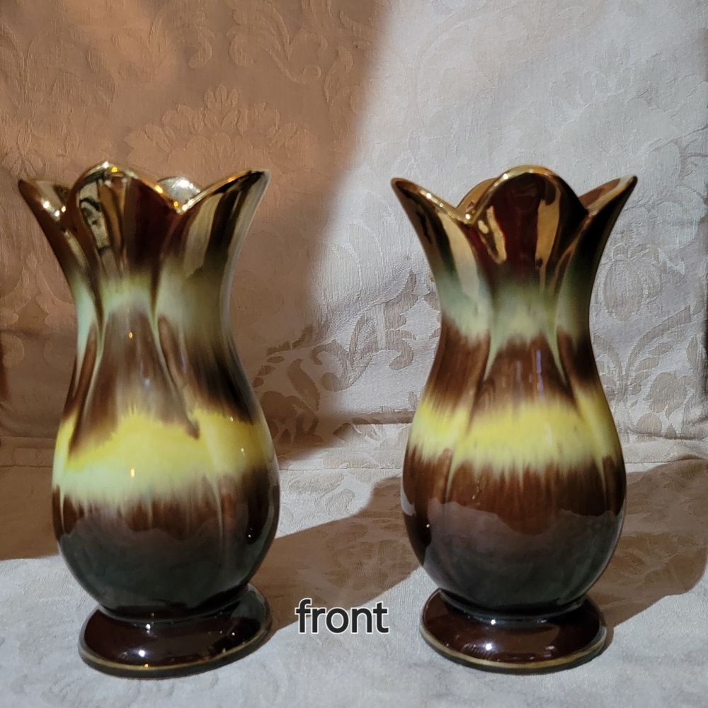 VINTAGE, Bay Keramik, Tulip Vase, West Germany, 6"